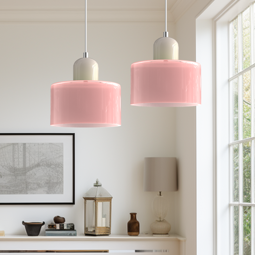 Elongated Halo Pendant Light – Modern Hanging Ceiling Fixture for Dining, Kitchen & Hallway