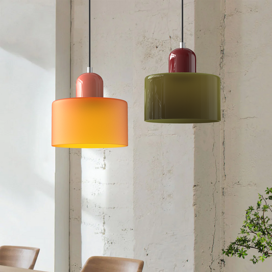 Elongated Halo Pendant Light – Modern Hanging Ceiling Fixture for Dining, Kitchen & Hallway