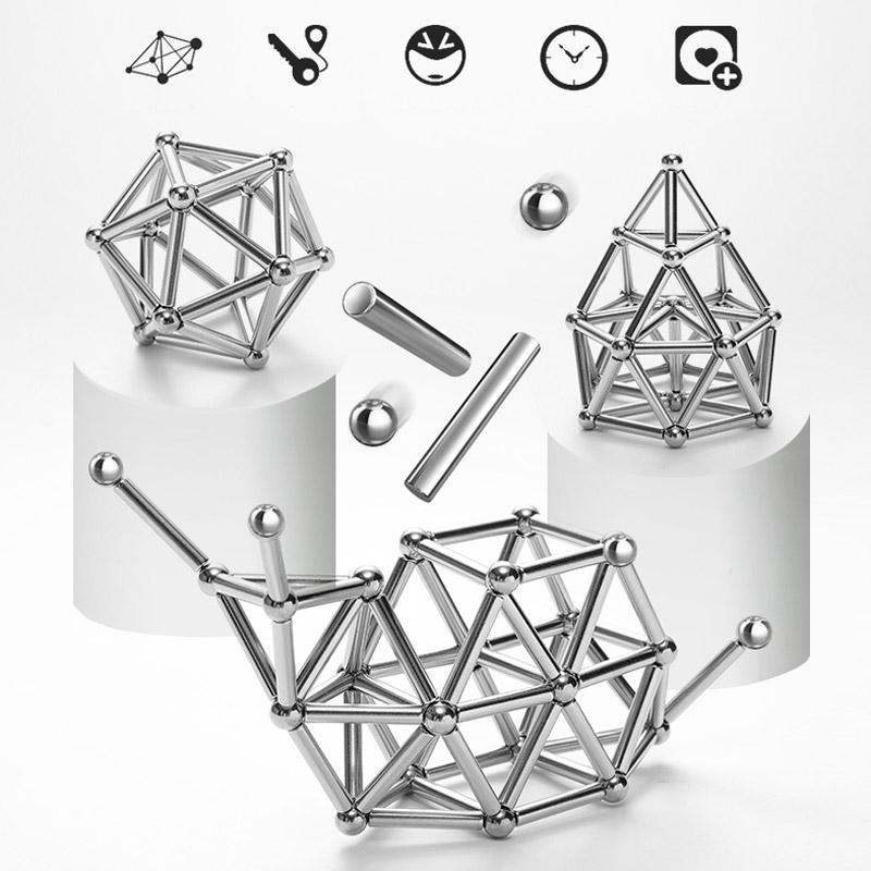 Magnetic Building Blocks Set for Kids – STEM Educational Toy for Creativity & Learning (Ages 3+)