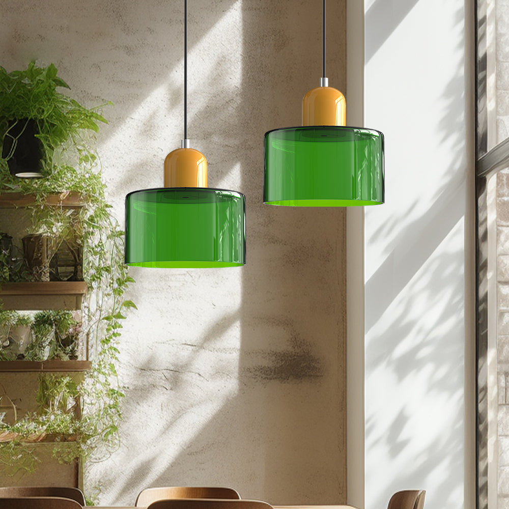 Elongated Halo Pendant Light – Modern Hanging Ceiling Fixture for Dining, Kitchen & Hallway