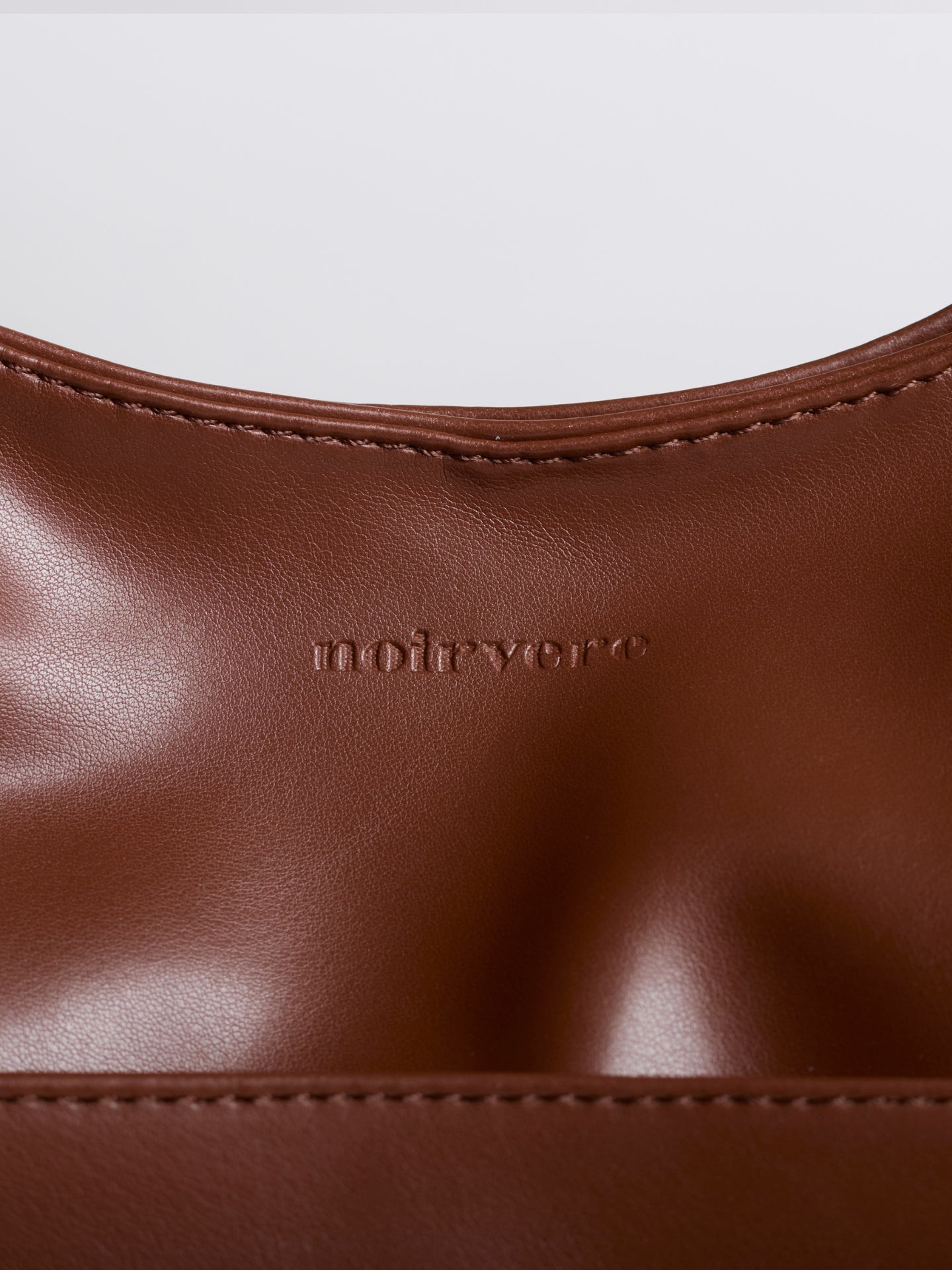 Minimalist Hobo Shoulder Bag – Vegan Leather