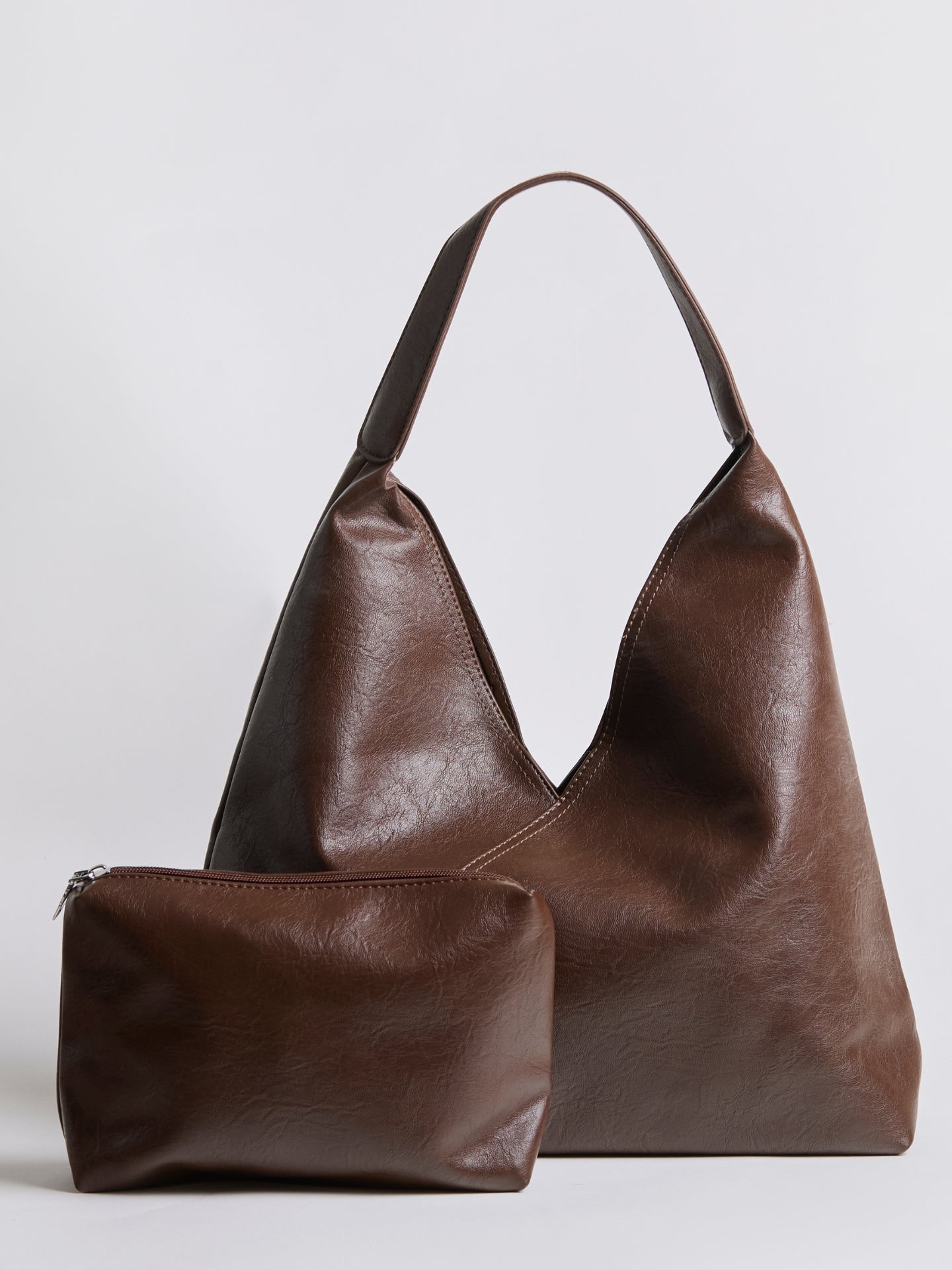 Vegan Leather Hobo Bag – Spacious, Timeless & Cruelty-Free Black Shoulder Tote