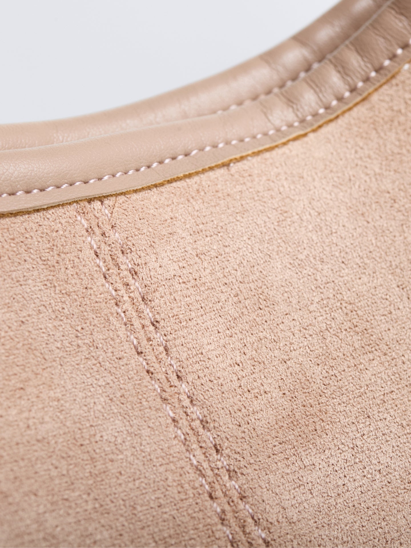 Black Suede Shoulder Bag – Minimalist & Spacious Design