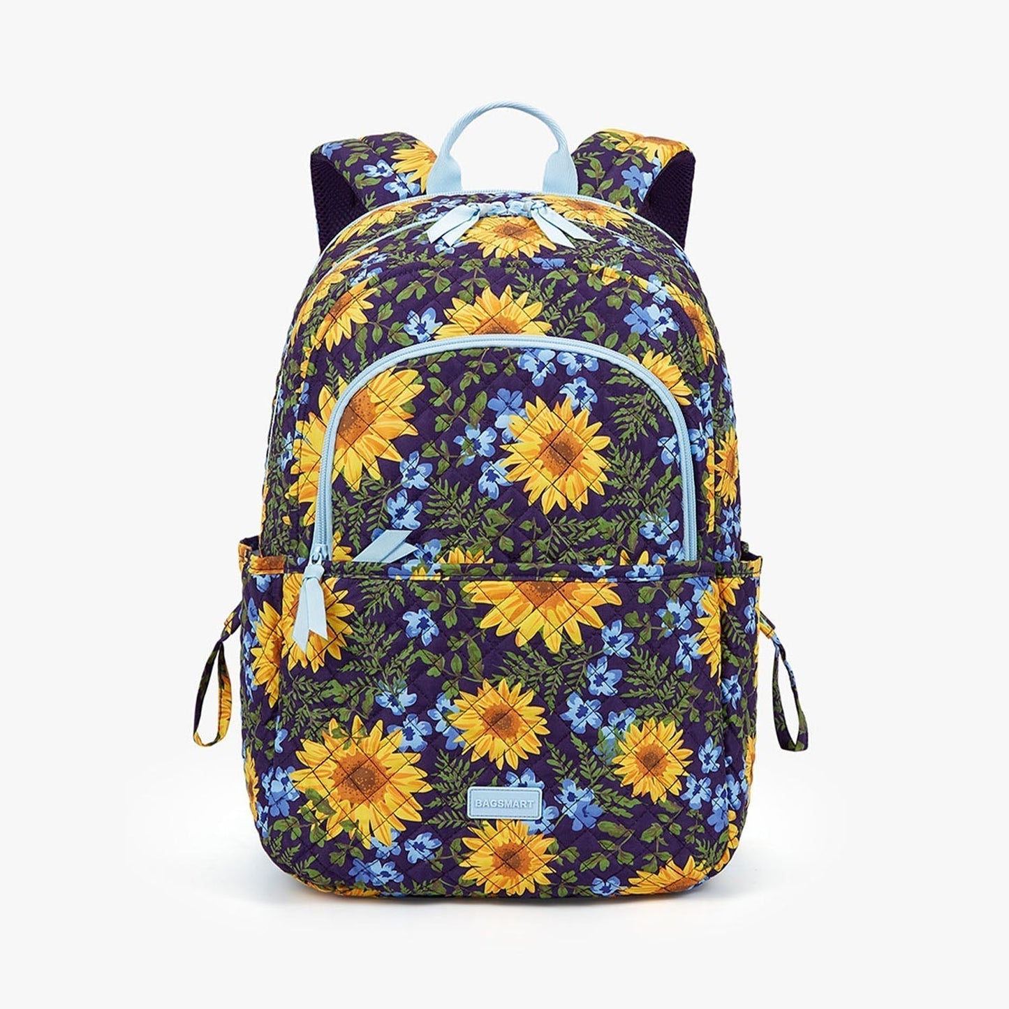 Black Backpack with Laptop Compartment & Side Pockets – Lightweight, Water-Resistant & Stylish for School or Work