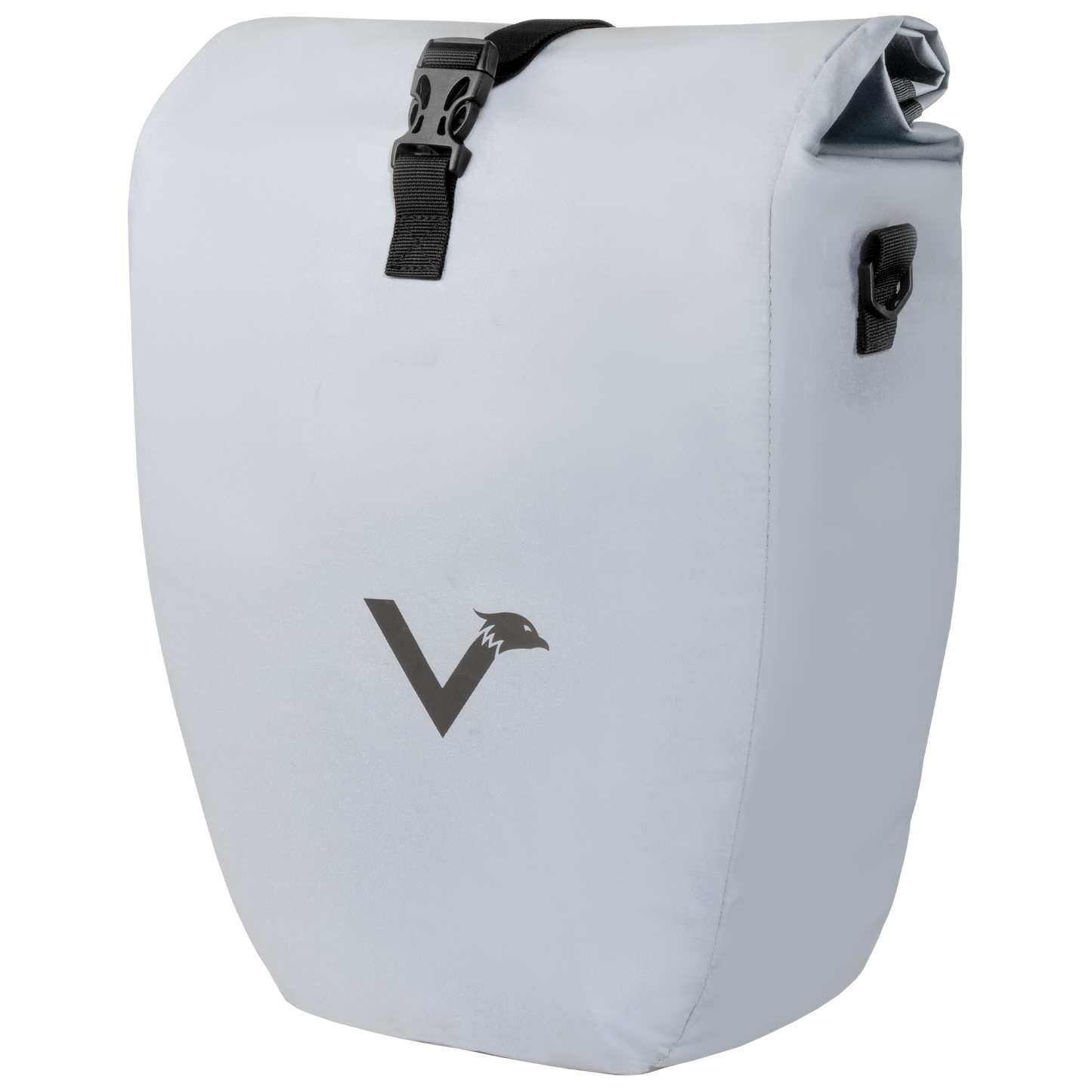 Waterproof Bike Pannier Bag – Durable Roll-Top Commuter & Touring Rack Bag with Reflective Accents