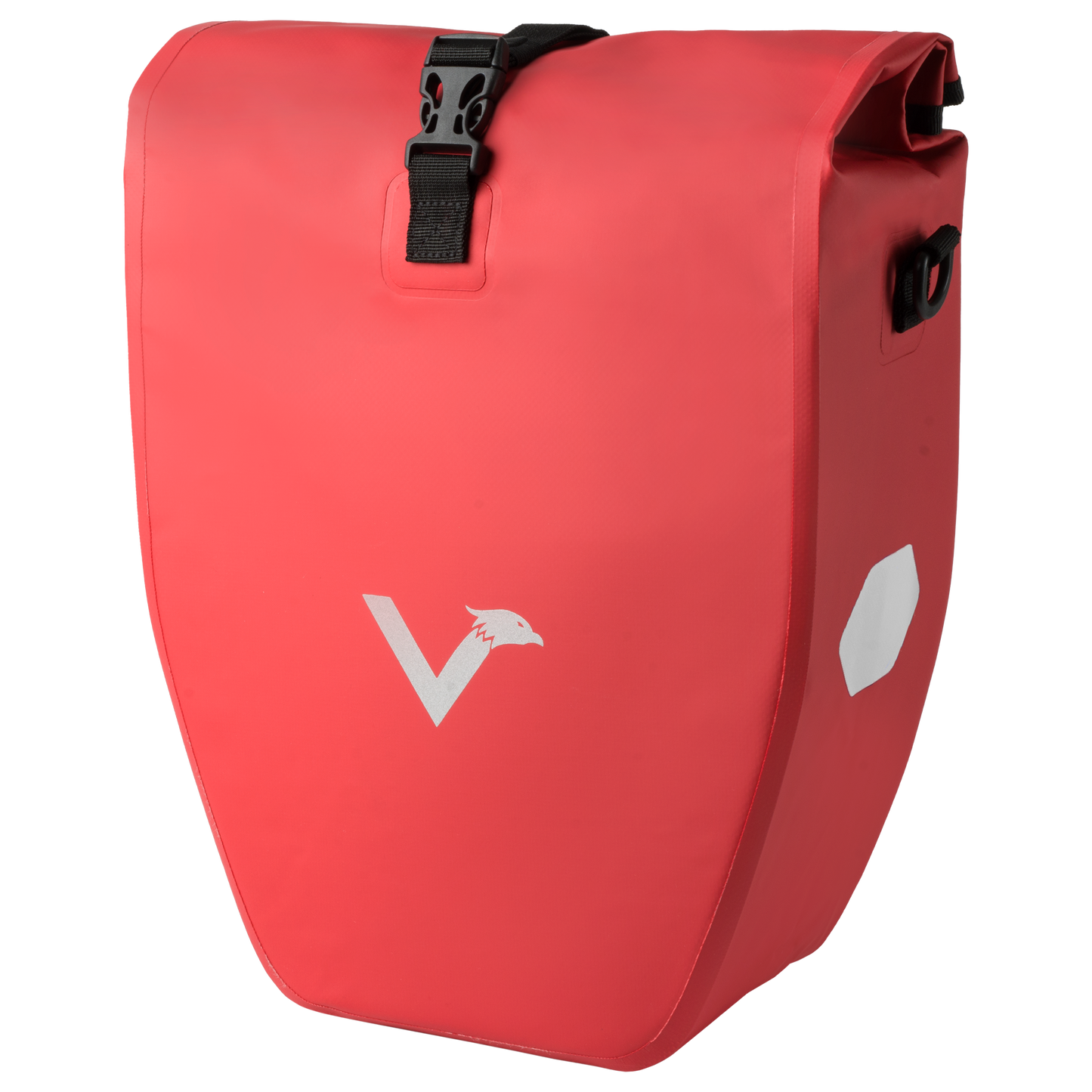 Waterproof Bike Pannier Bag – Durable Roll-Top Commuter & Touring Rack Bag with Reflective Accents