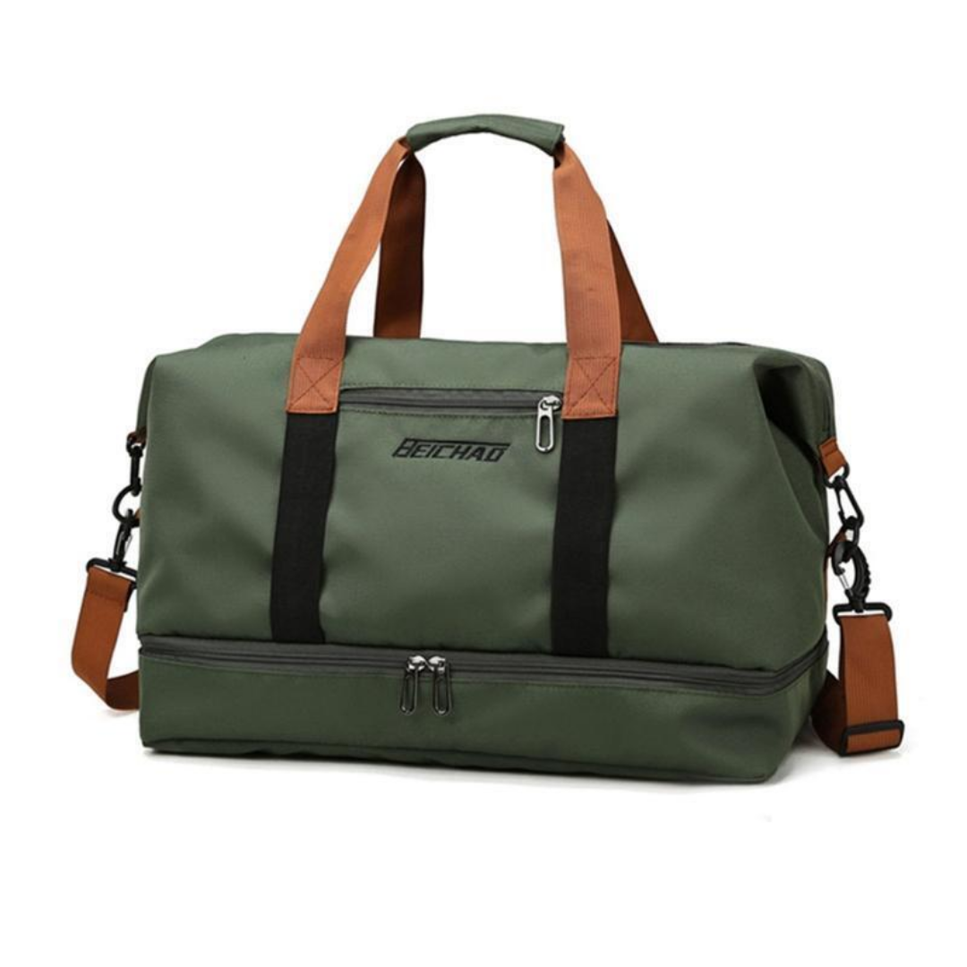 Waterproof Gym Duffel Bag with Shoe & Wet-Dry Compartments – Travel-Ready Sport & Weekend Bag