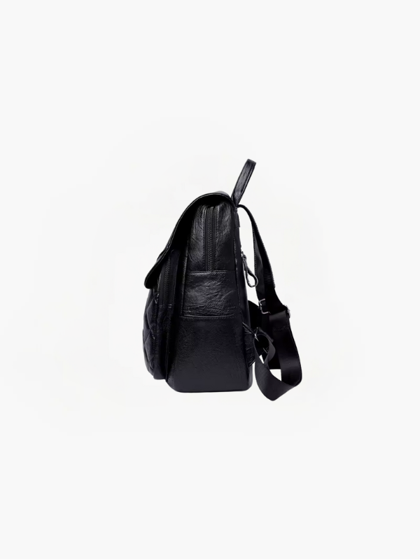 Maeve Anti-Theft PU Leather Backpack with RFID Protection – Stylish & Secure Women's Daypack