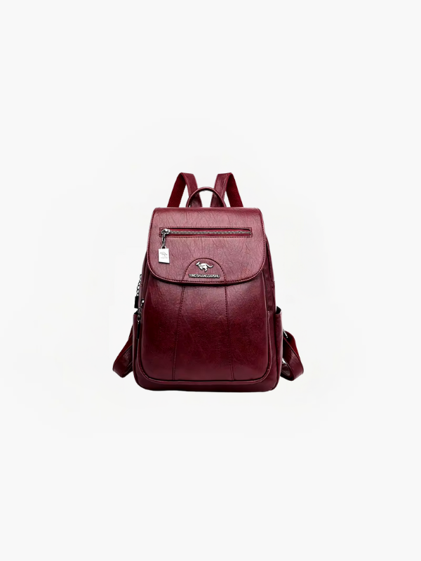 Remi Women's Anti-Theft PU Leather Backpack with RFID Protection – Stylish & Secure Daypack