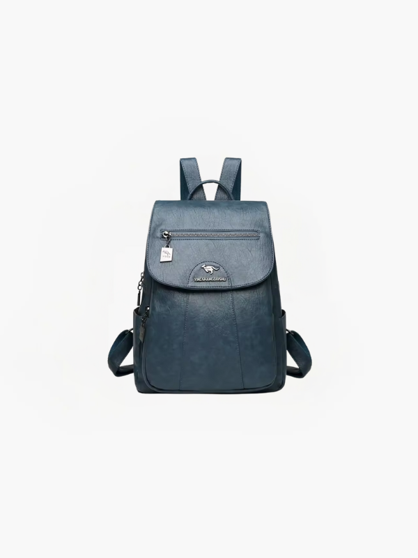 Remi Women's Anti-Theft PU Leather Backpack with RFID Protection – Stylish & Secure Daypack