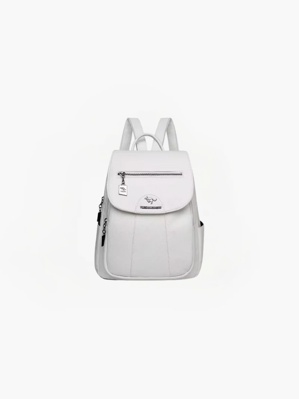 Remi Women's Anti-Theft PU Leather Backpack with RFID Protection – Stylish & Secure Daypack