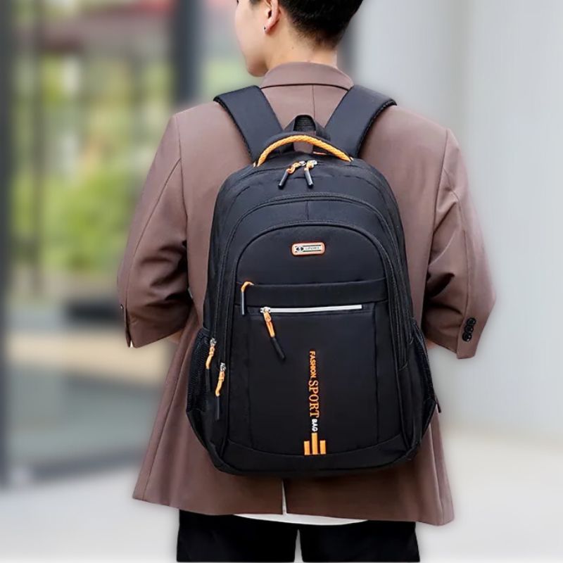 Waterproof 15.6" Laptop Backpack with USB Charging Port – Ergonomic Anti-Theft Backpack for Work, School & Travel