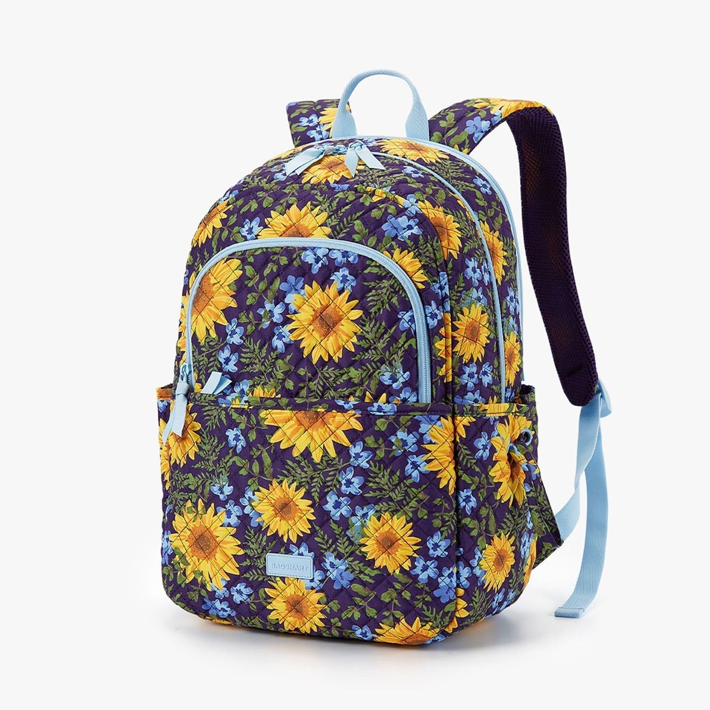 Black Backpack with Laptop Compartment & Side Pockets – Lightweight, Water-Resistant & Stylish for School or Work