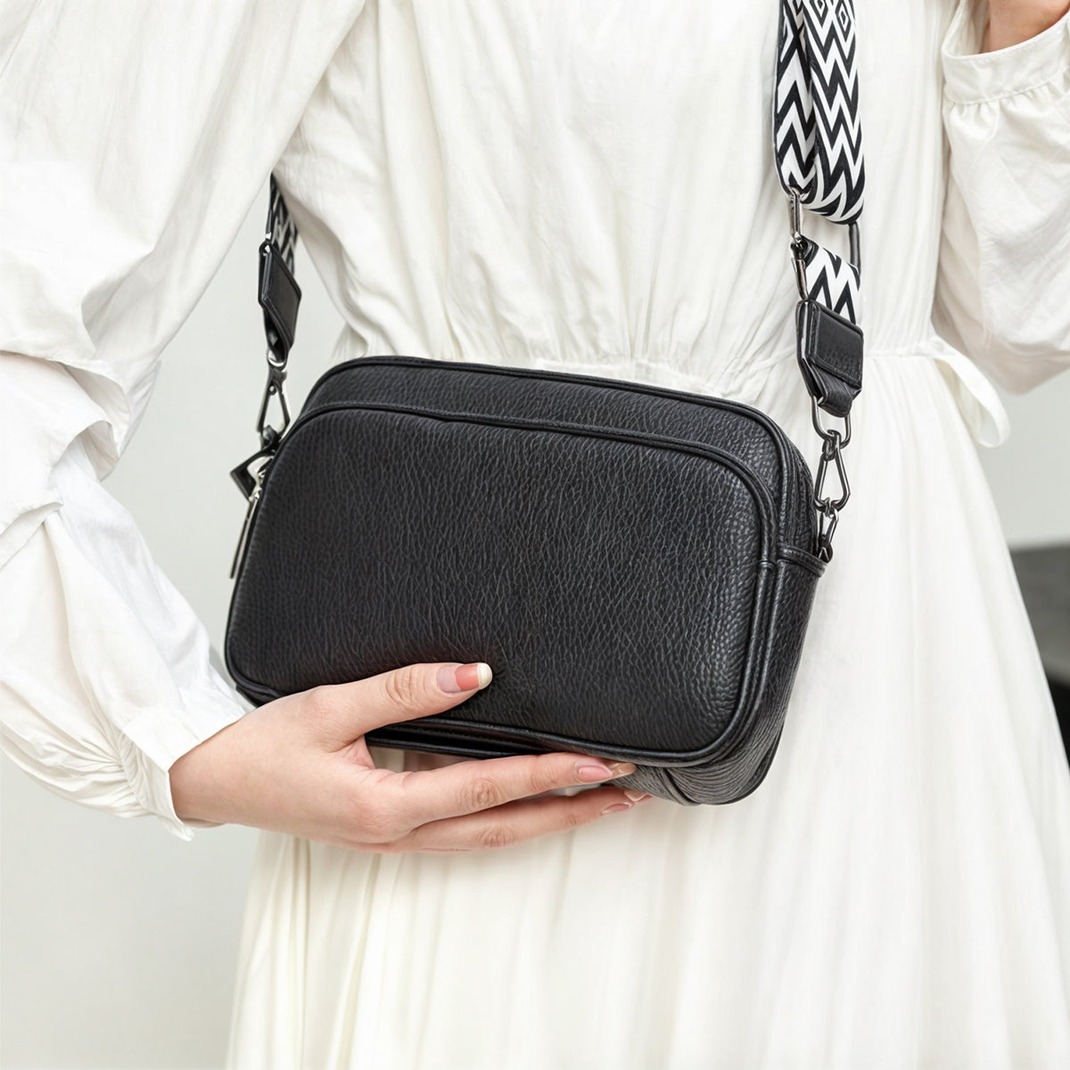 Genuine Leather Crossbody Bag for Women Premium Shoulder Purse