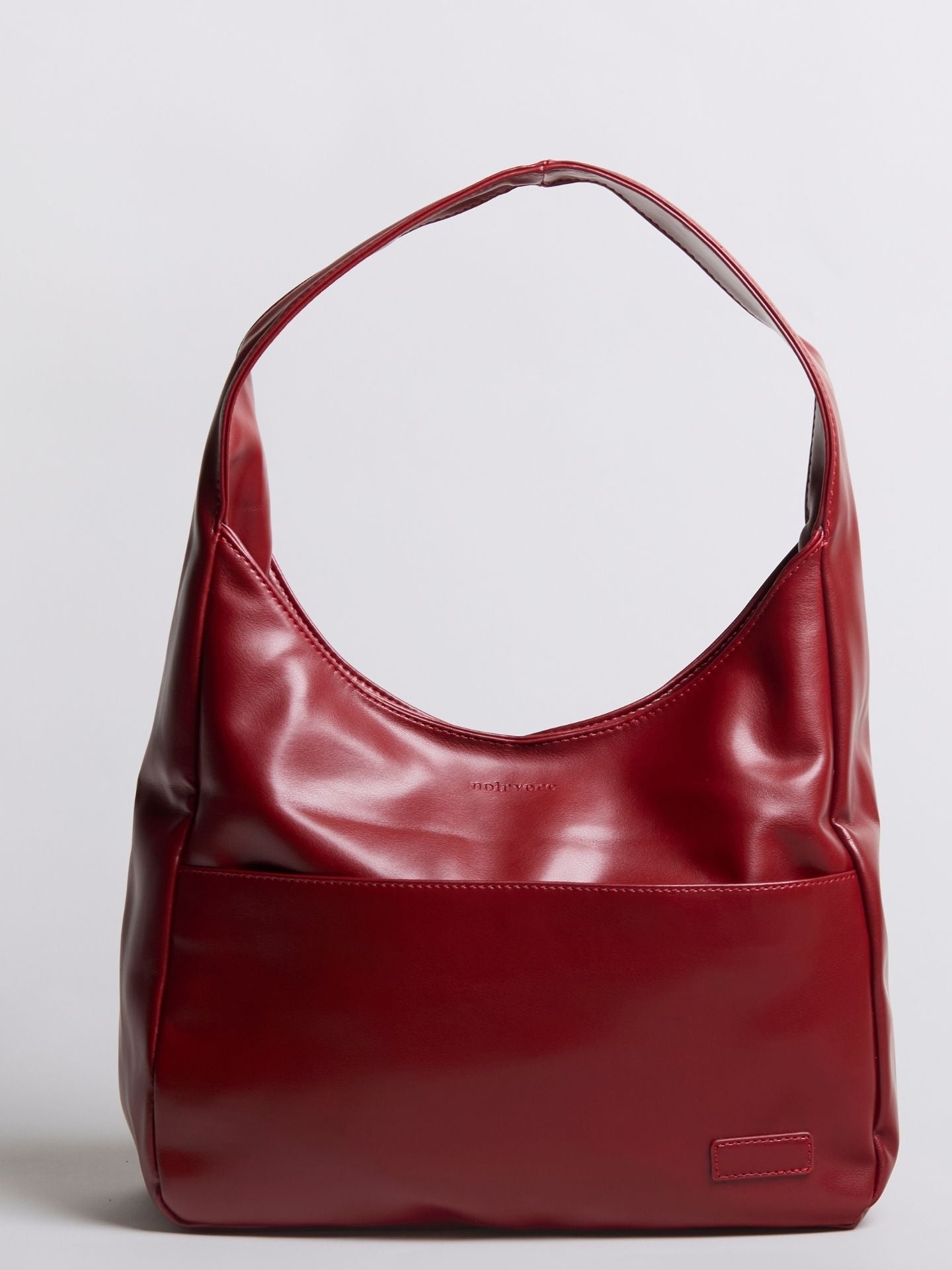 Minimalist Hobo Shoulder Bag – Vegan Leather