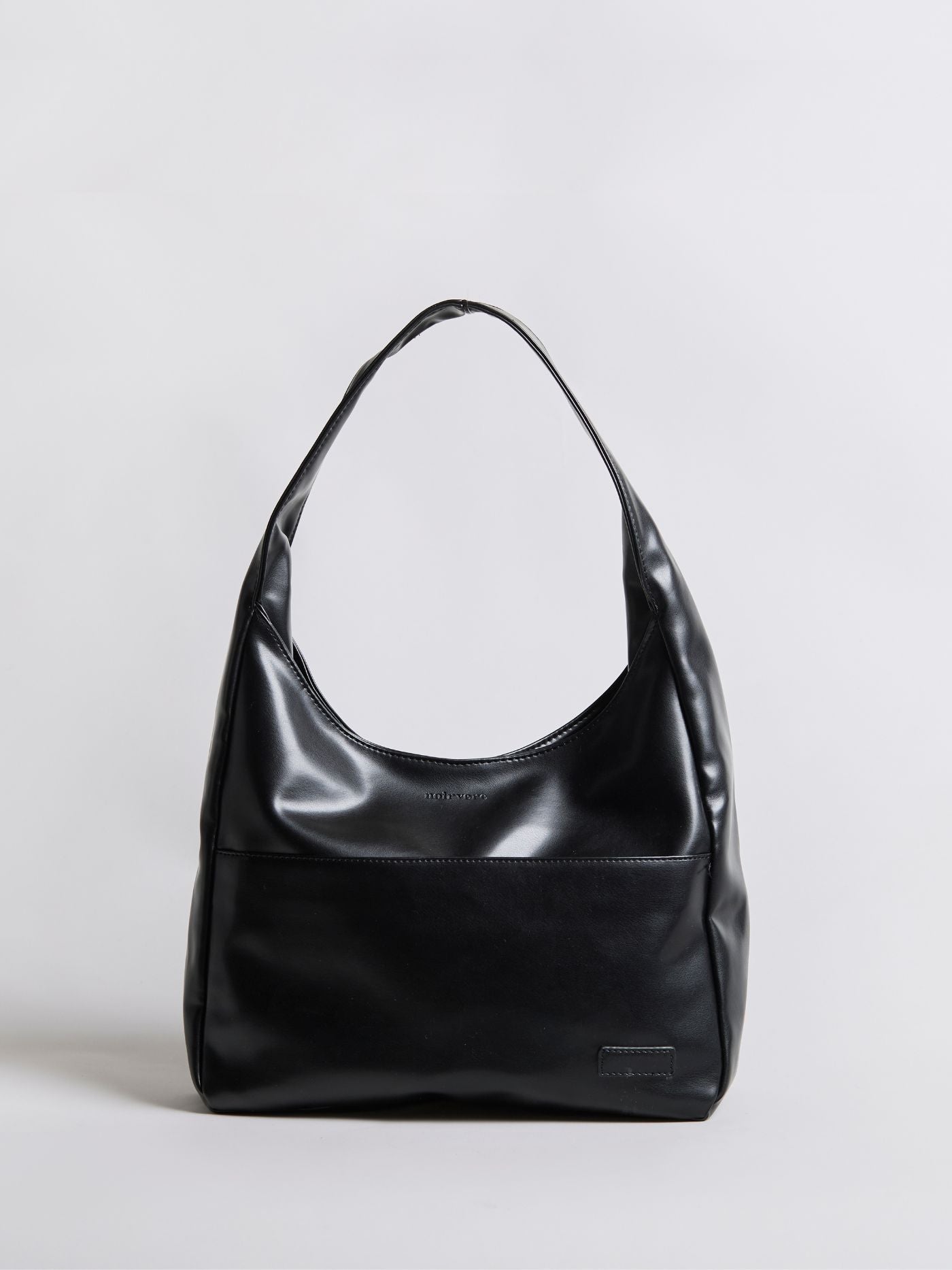 Minimalist Hobo Shoulder Bag – Vegan Leather
