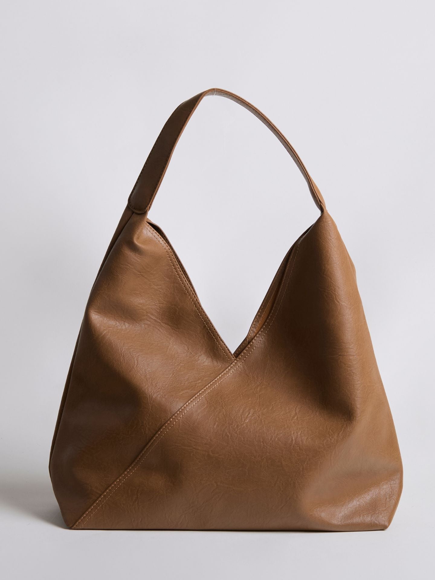 Vegan Leather Hobo Bag – Spacious, Timeless & Cruelty-Free Black Shoulder Tote
