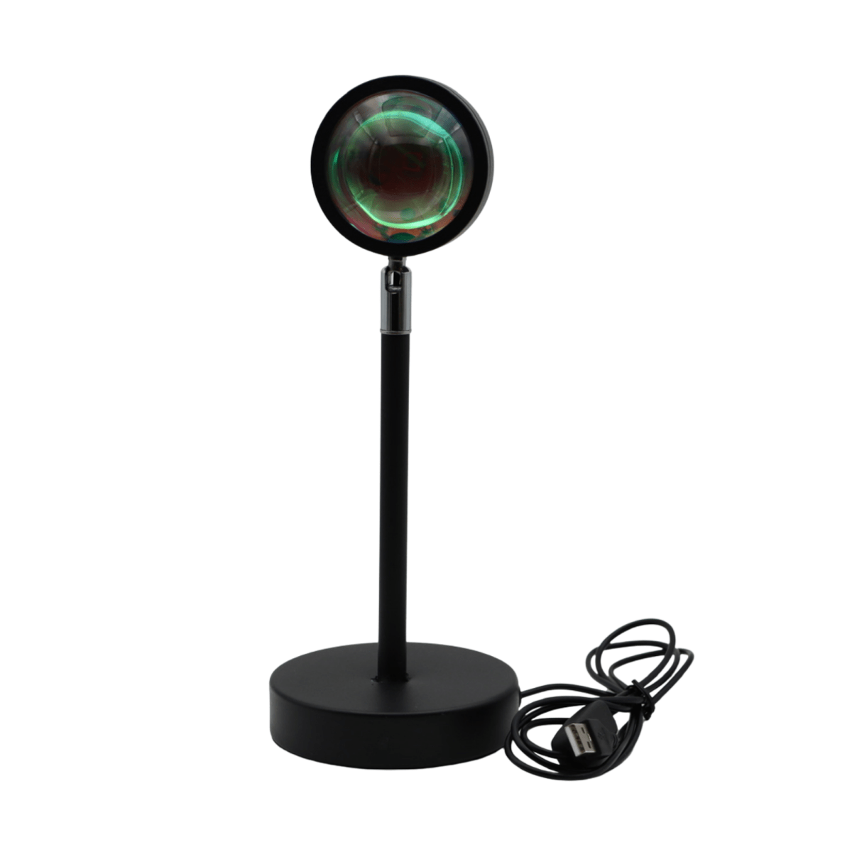 Sunset Projection Lamp – 360° Rotating LED Mood Light for Bedroom, Living Room & Photography | USB-Powered, Adjustable Angle