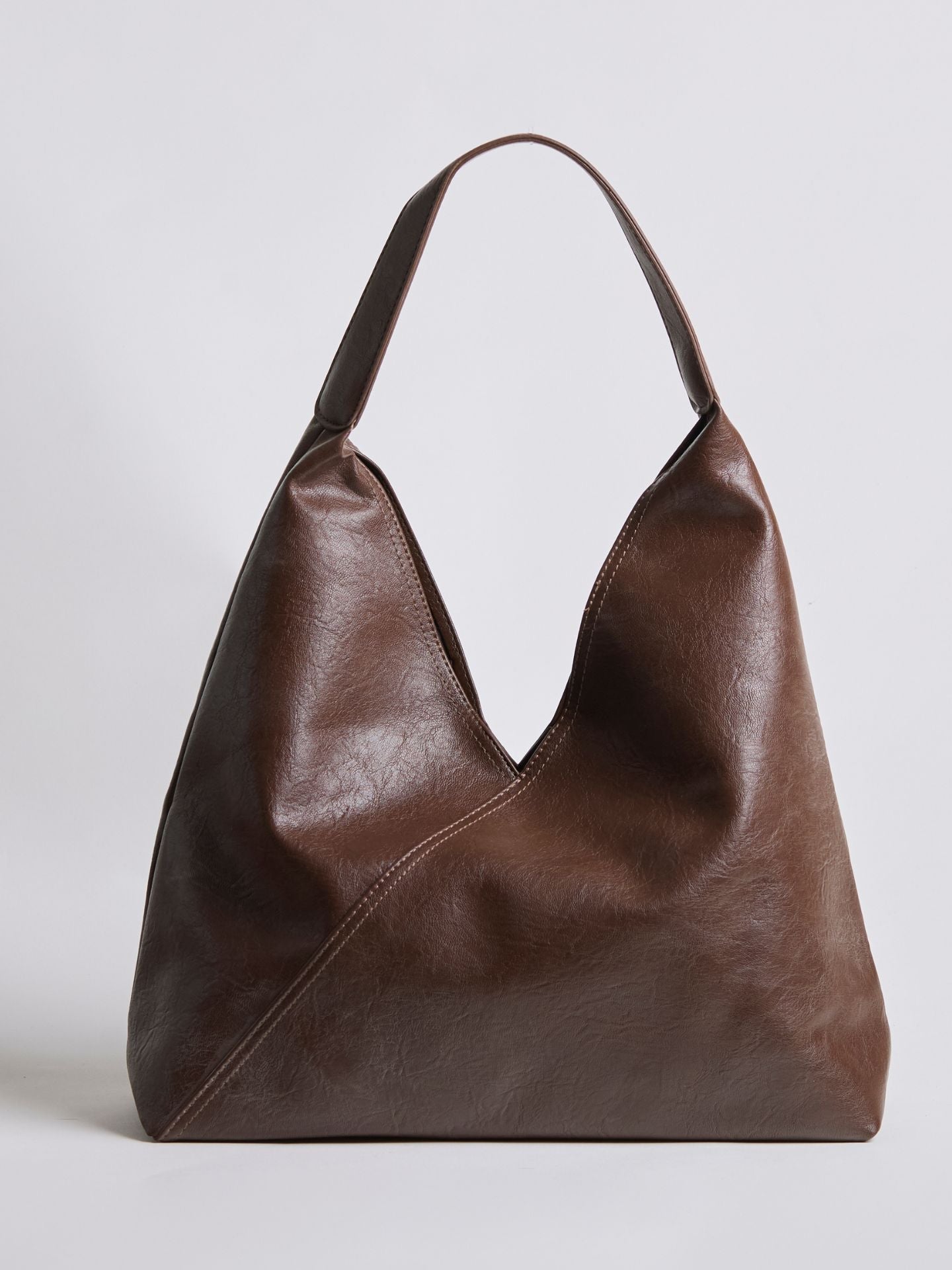 Vegan Leather Hobo Bag – Spacious, Timeless & Cruelty-Free Black Shoulder Tote