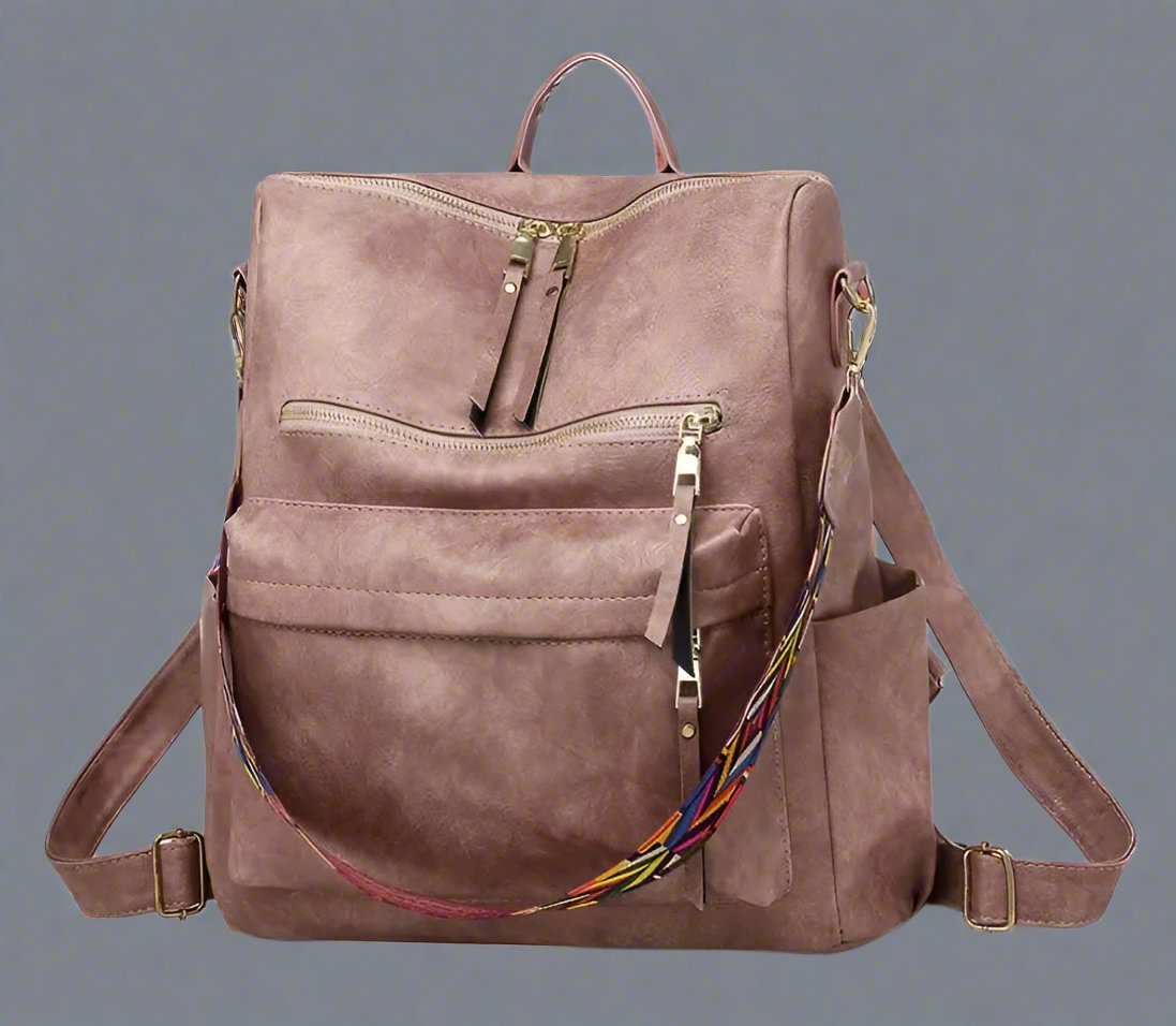 Margaret Vegan Leather Backpack for Women – Stylish, Spacious & Eco-Friendly