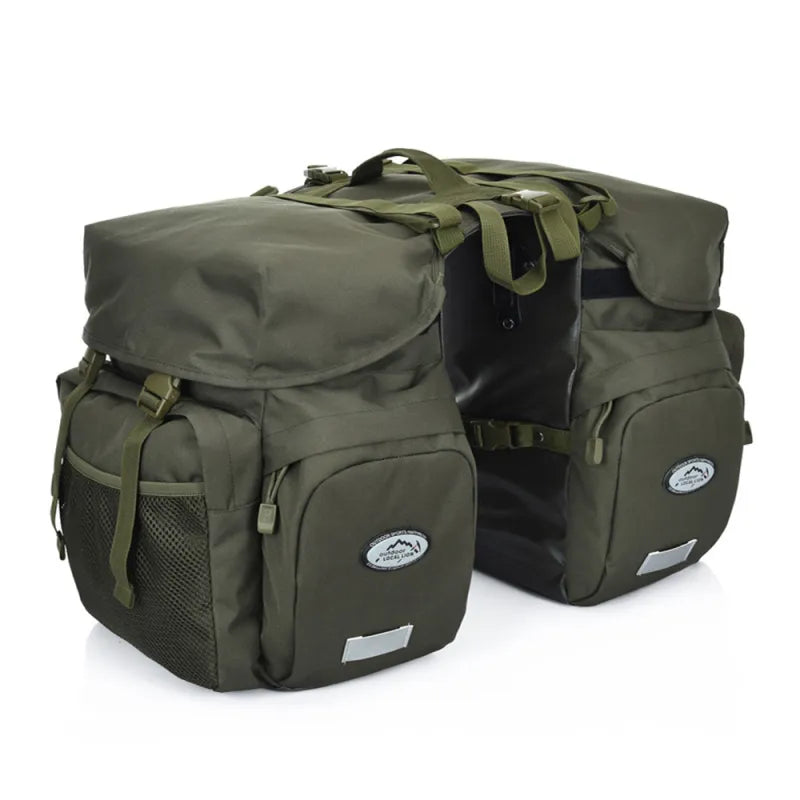 Waterproof Bike Pannier – Double Rear Bag with Large Storage Capacity