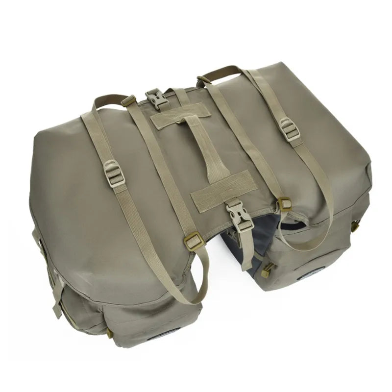 Waterproof Bike Pannier – Double Rear Bag with Large Storage Capacity