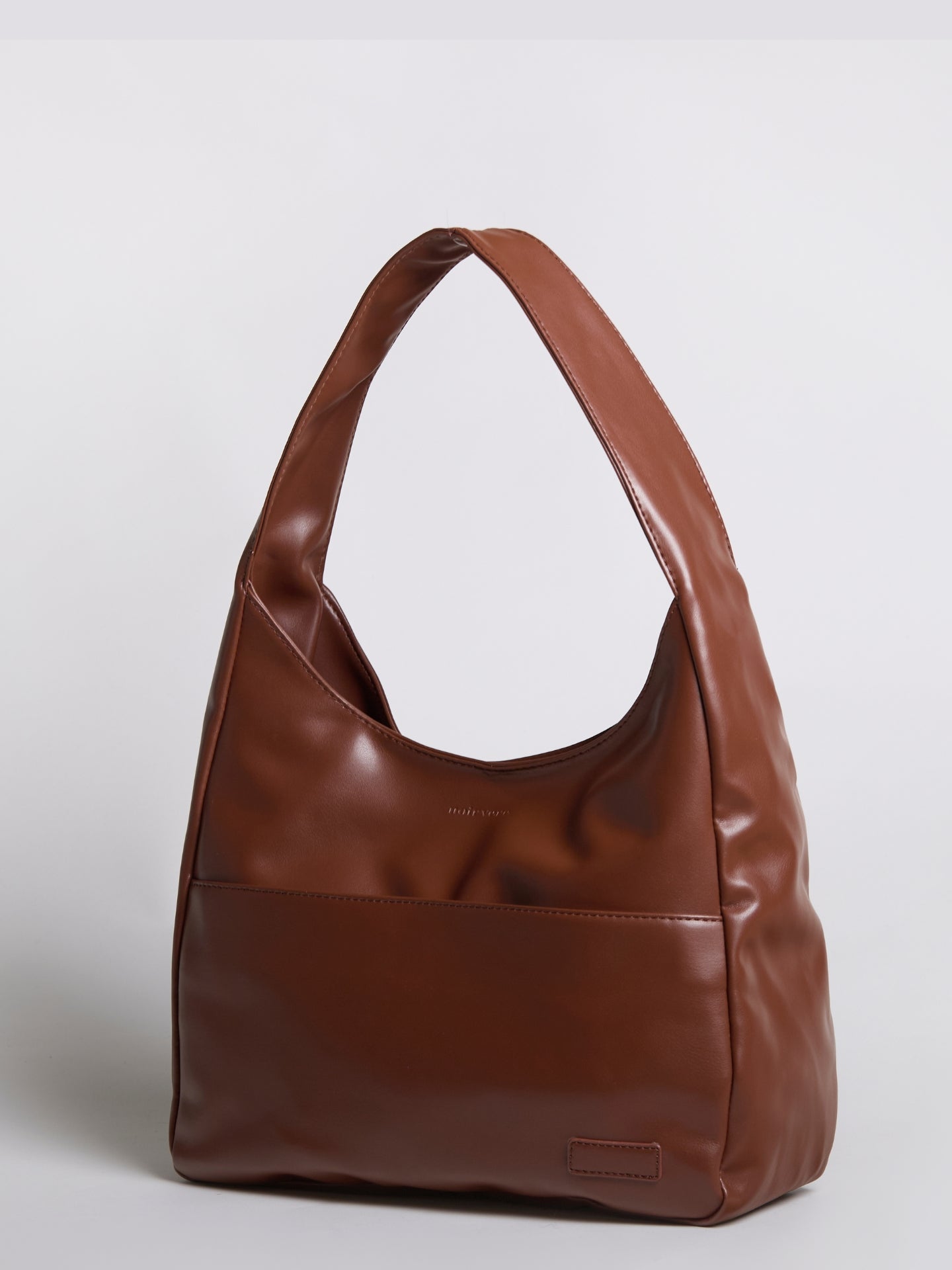 Minimalist Hobo Shoulder Bag – Vegan Leather