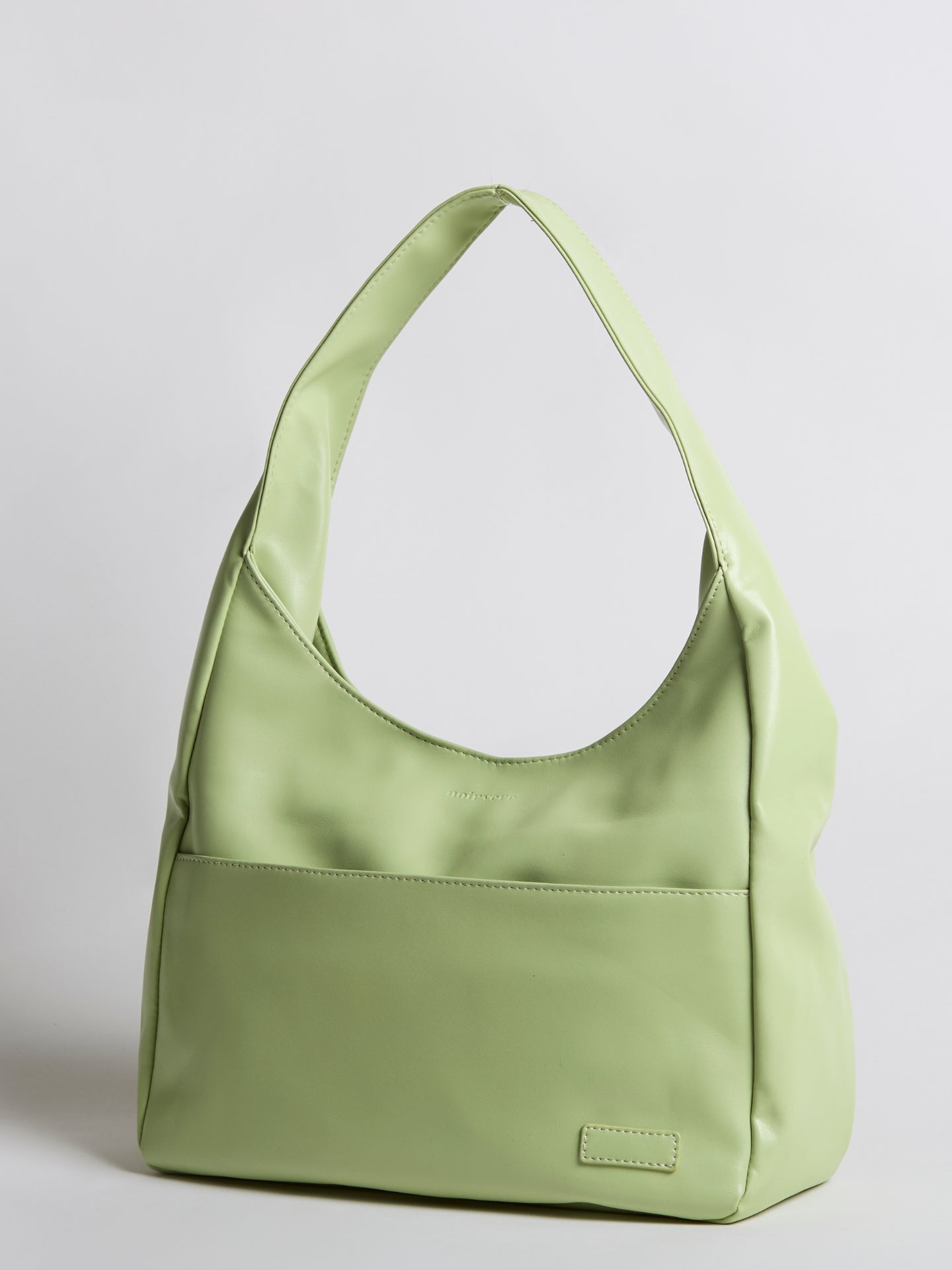 Minimalist Hobo Shoulder Bag – Vegan Leather