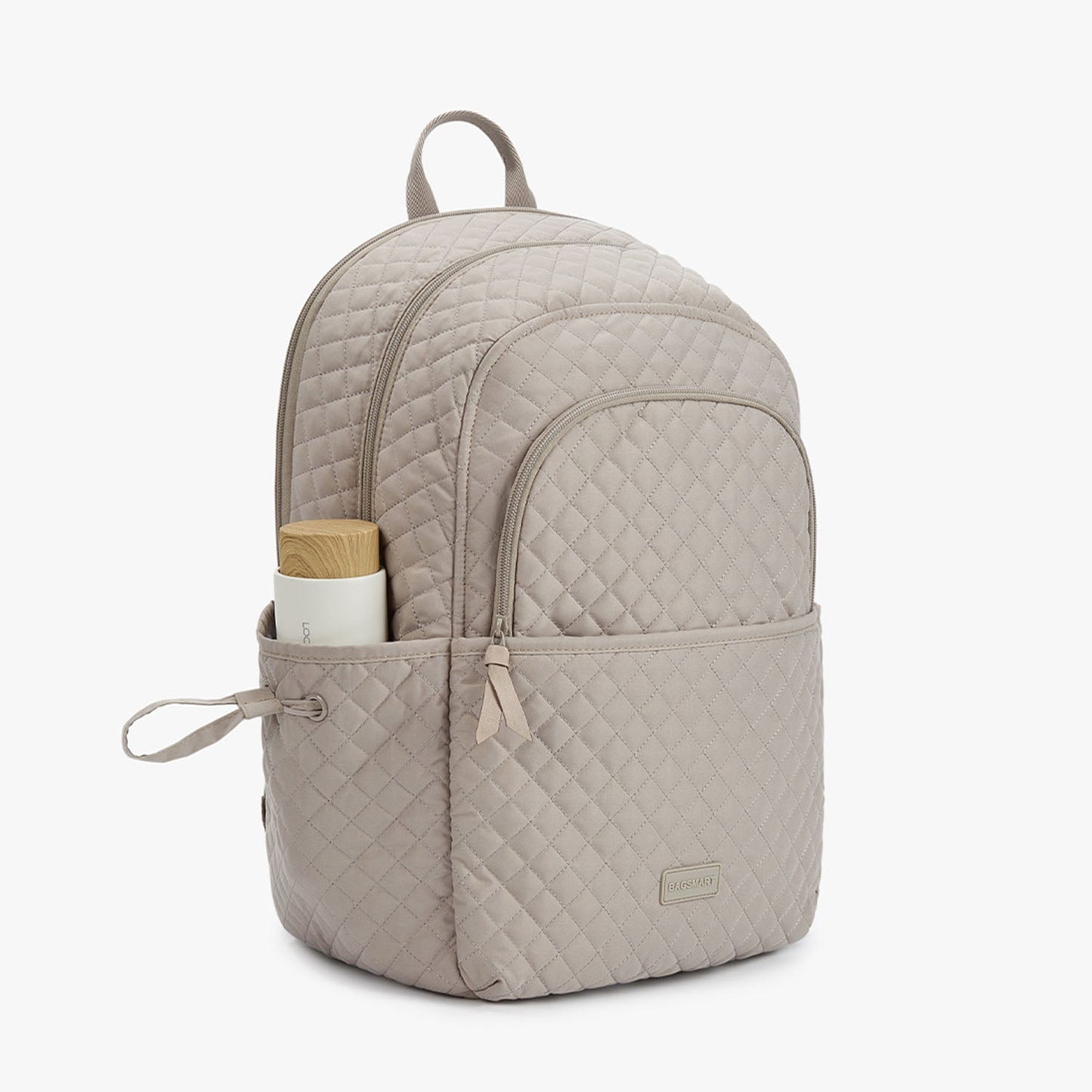 Black Backpack with Laptop Compartment & Side Pockets – Lightweight, Water-Resistant & Stylish for School or Work