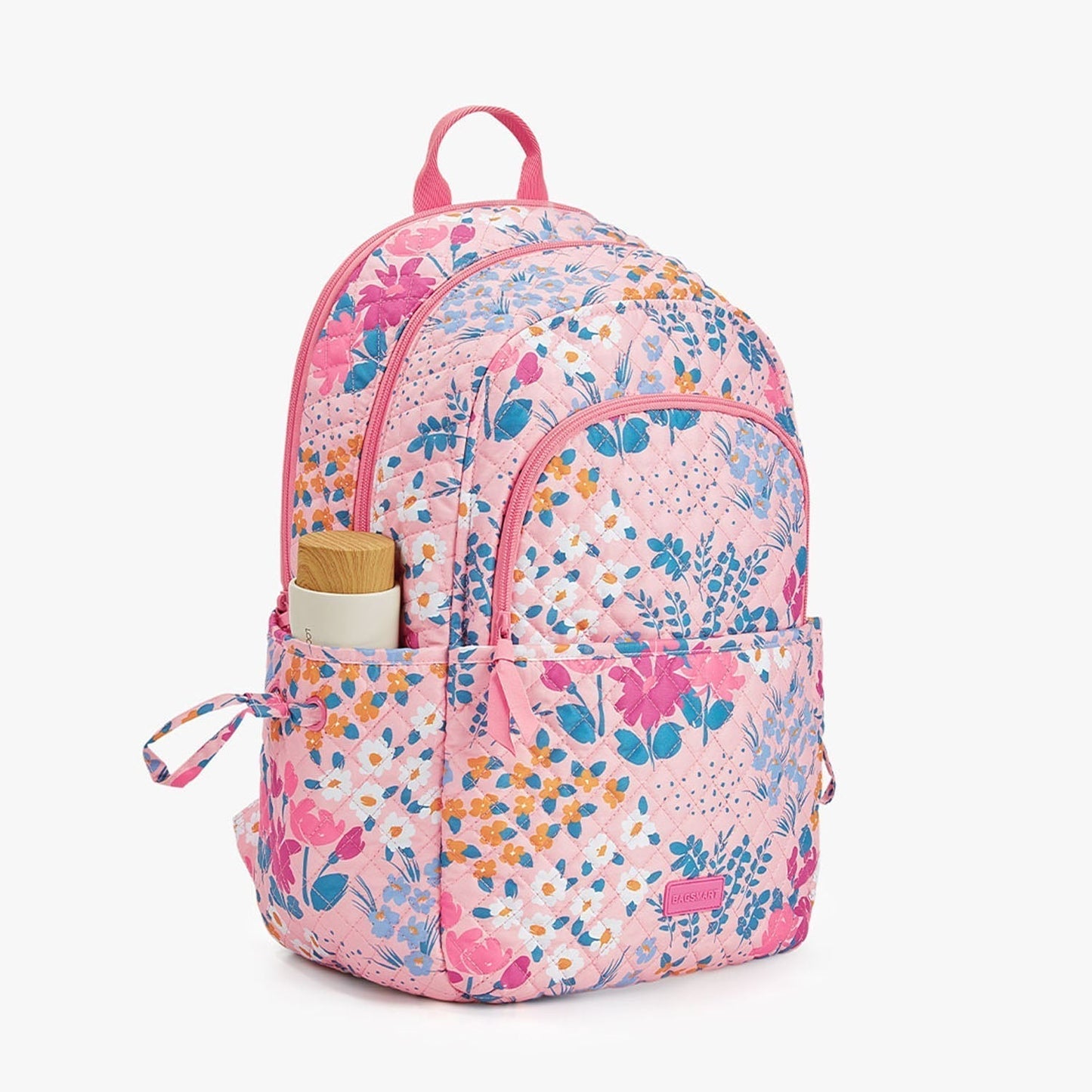 Black Backpack with Laptop Compartment & Side Pockets – Lightweight, Water-Resistant & Stylish for School or Work