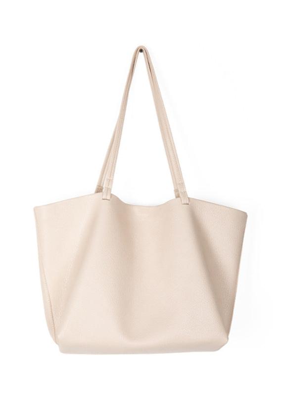 Timeless Leather Tote Bag – Work & Casual Laptop Shopper (Genuine / Vegan Leather)