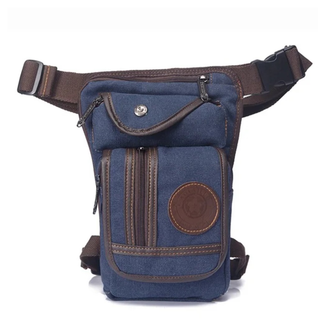 Men’s Canvas Waist Bag – Durable, Functional & Comfortable Belt Bag for Travel, Hiking & Daily Use