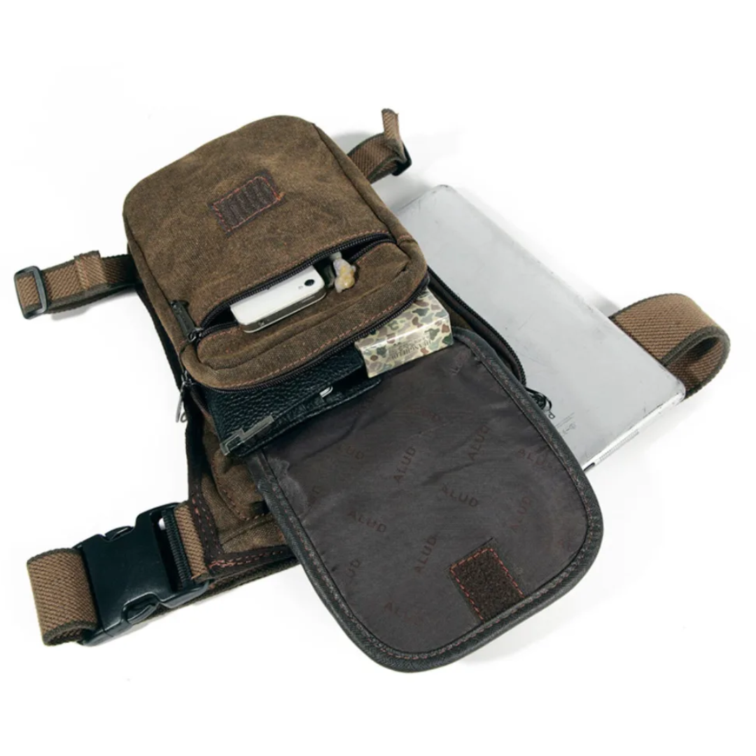 Men’s Canvas Waist Bag – Durable, Functional & Comfortable Belt Bag for Travel, Hiking & Daily Use