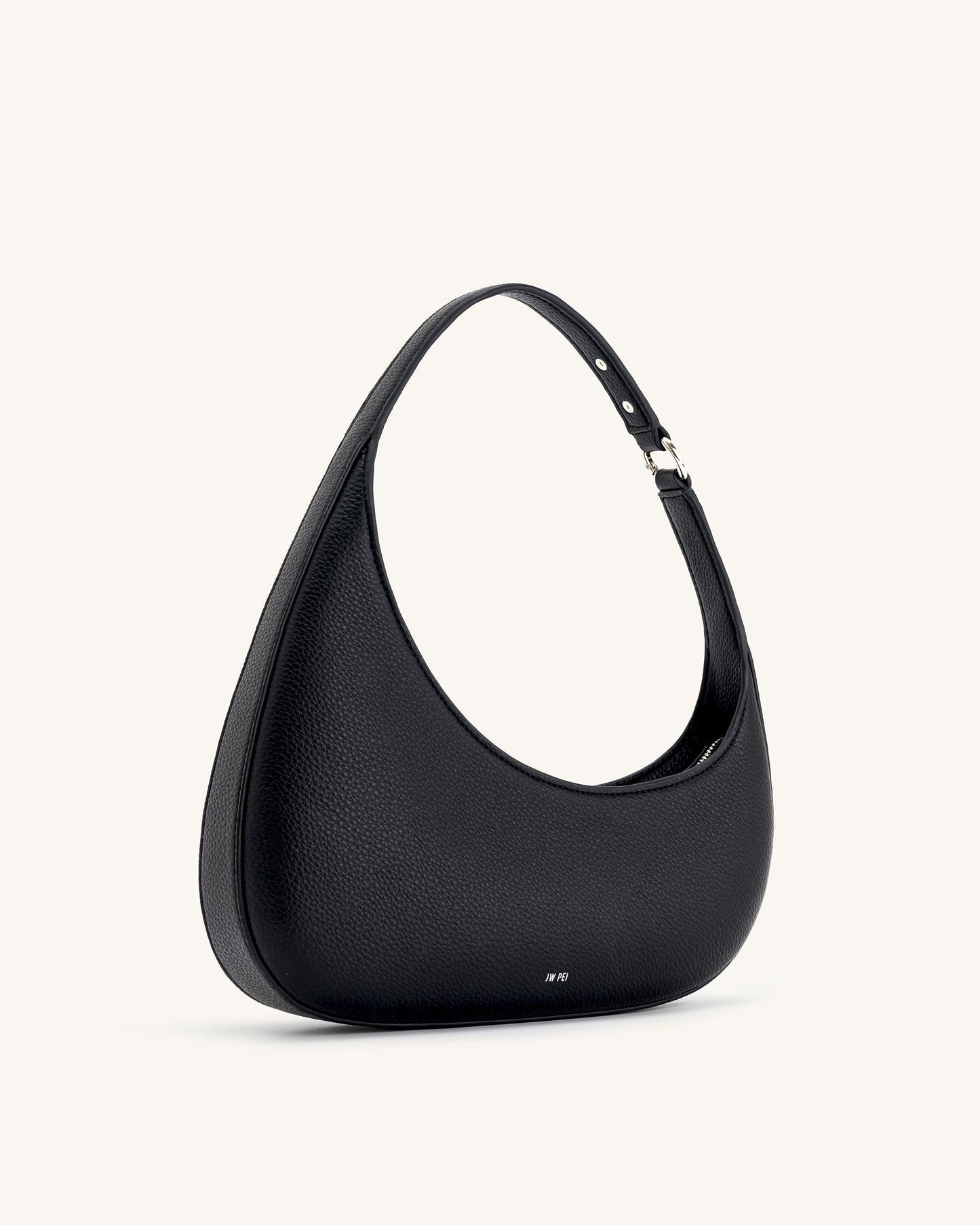 Minimalist Drop-Shaped Vegan Leather Shoulder Bag ‒ Modern Chic & Lightweight