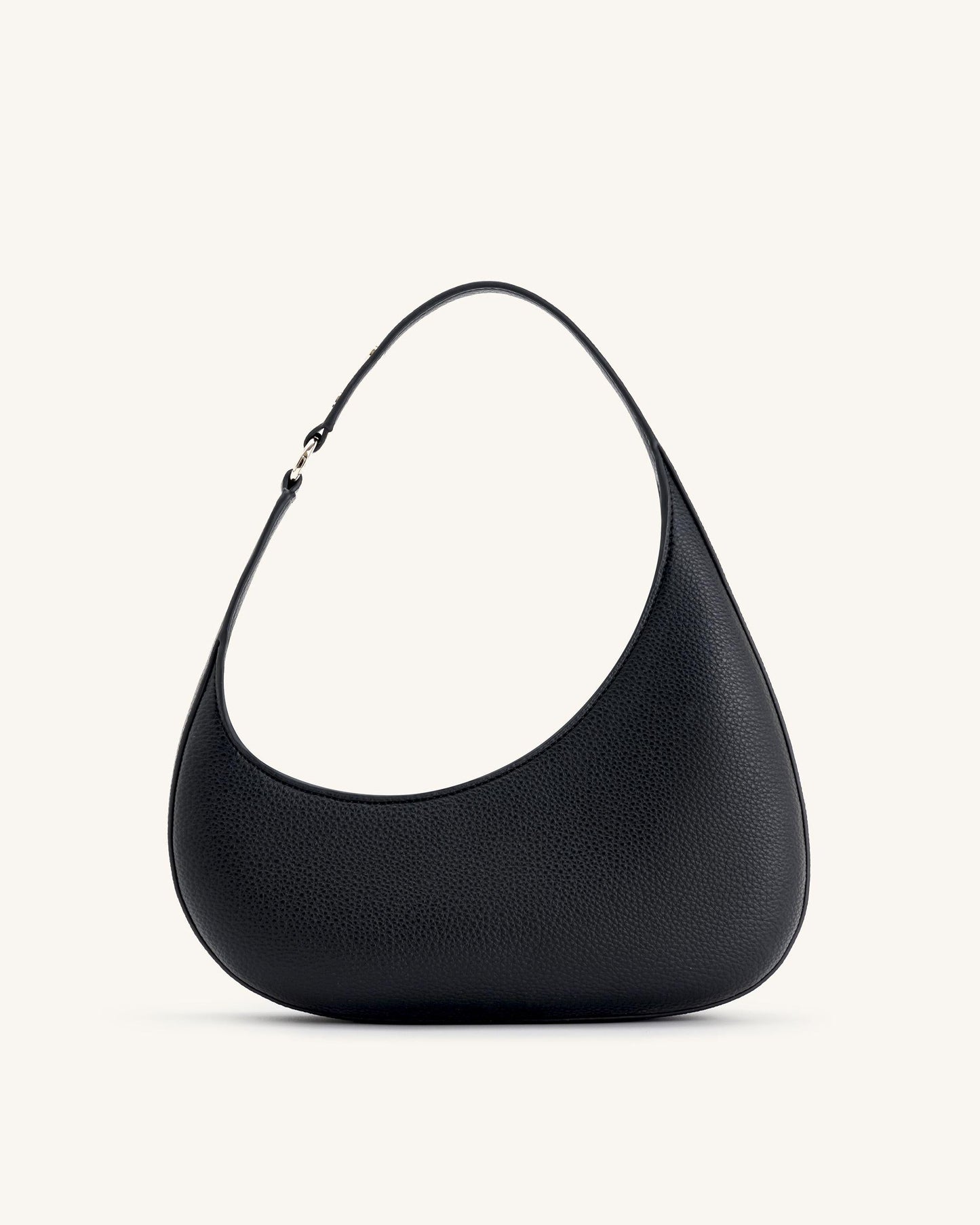 Minimalist Drop-Shaped Vegan Leather Shoulder Bag ‒ Modern Chic & Lightweight