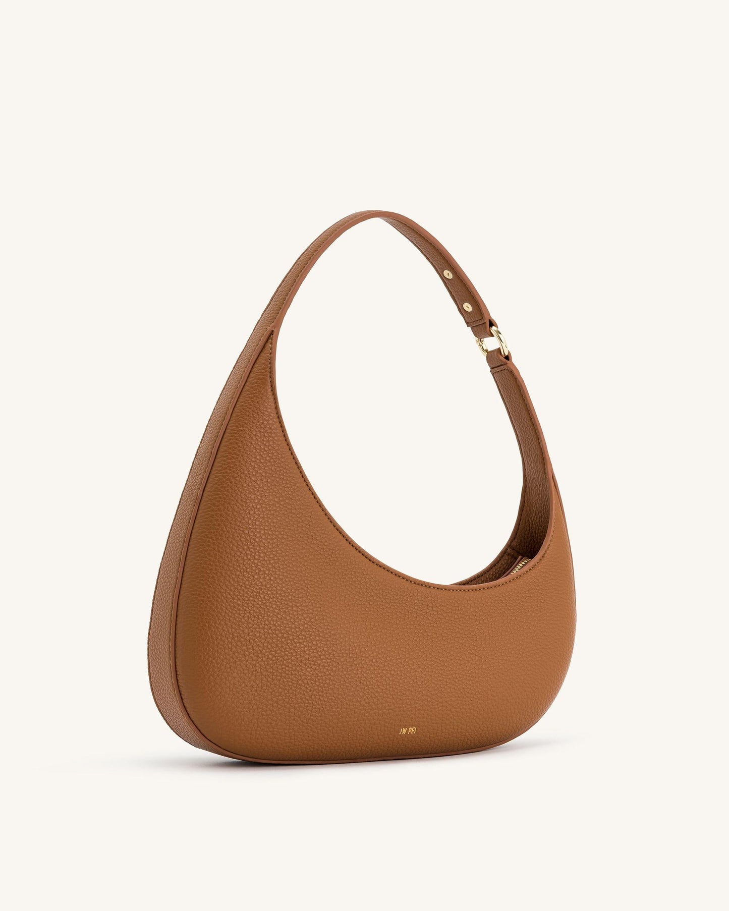 Minimalist Drop-Shaped Vegan Leather Shoulder Bag ‒ Modern Chic & Lightweight