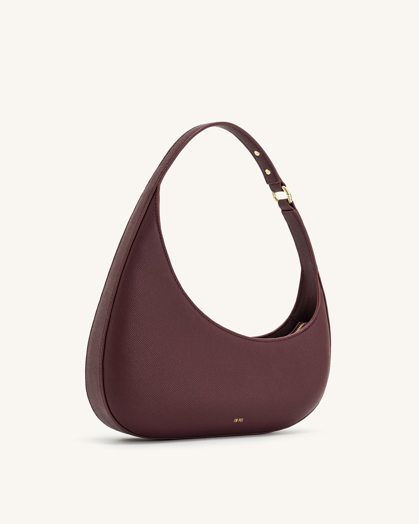 Minimalist Drop-Shaped Vegan Leather Shoulder Bag ‒ Modern Chic & Lightweight
