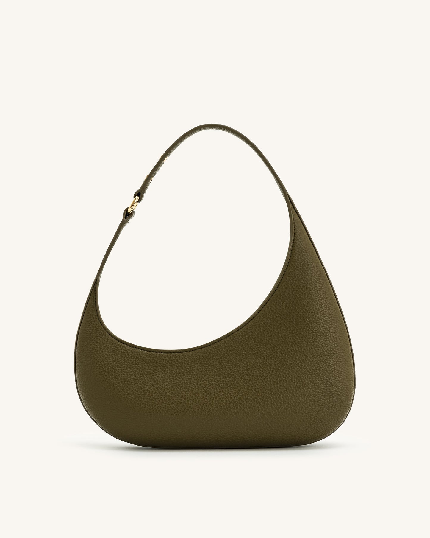 Minimalist Drop-Shaped Vegan Leather Shoulder Bag ‒ Modern Chic & Lightweight