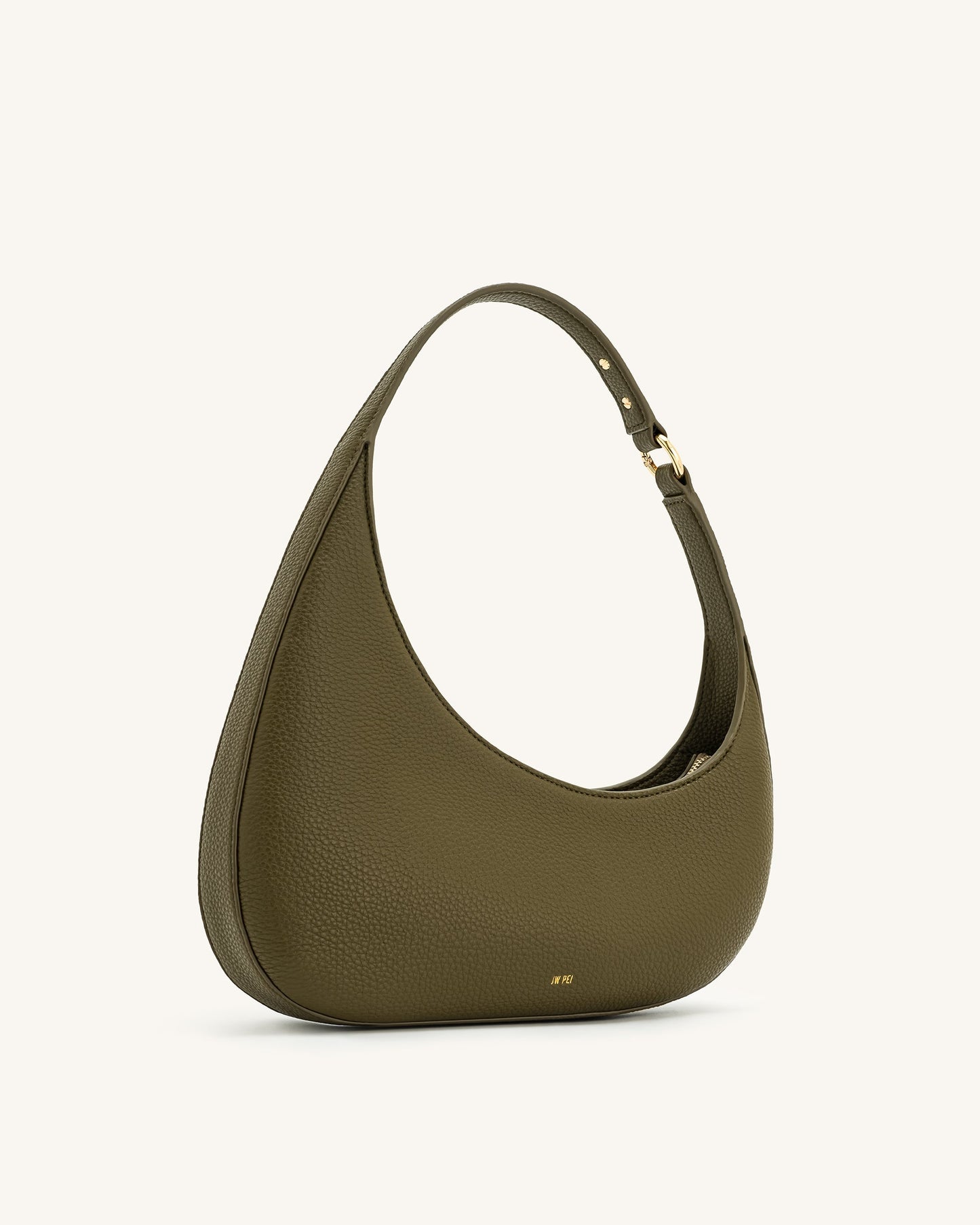 Minimalist Drop-Shaped Vegan Leather Shoulder Bag ‒ Modern Chic & Lightweight