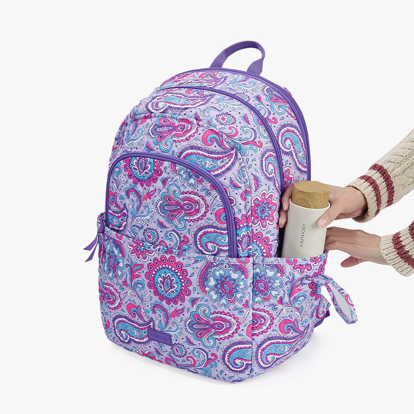 Black Backpack with Laptop Compartment & Side Pockets – Lightweight, Water-Resistant & Stylish for School or Work