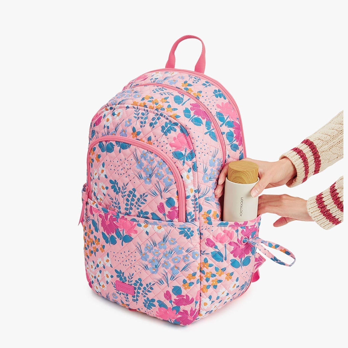 Black Backpack with Laptop Compartment & Side Pockets – Lightweight, Water-Resistant & Stylish for School or Work
