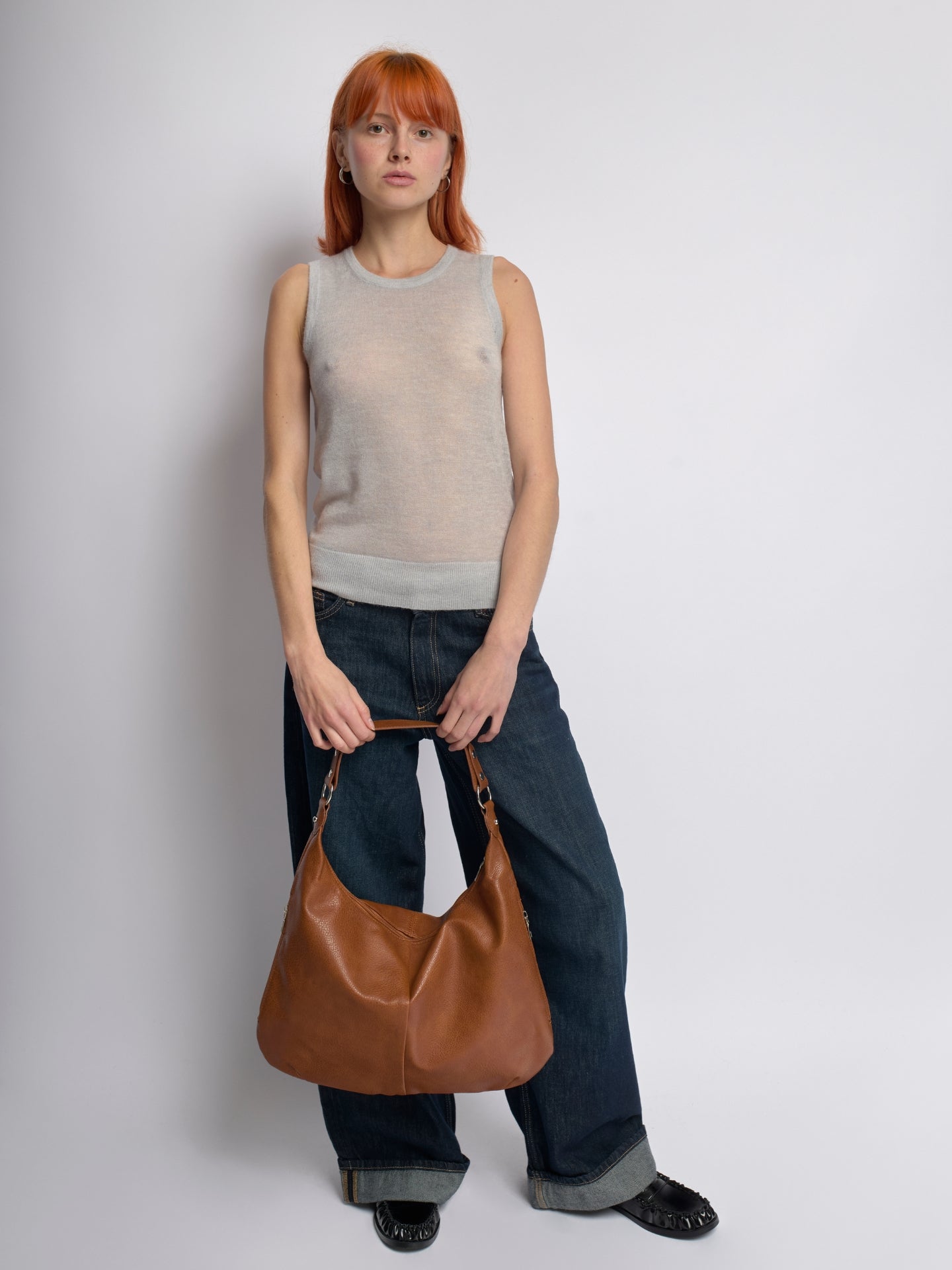 Spacious Shoulder Bag – Vegan Leather