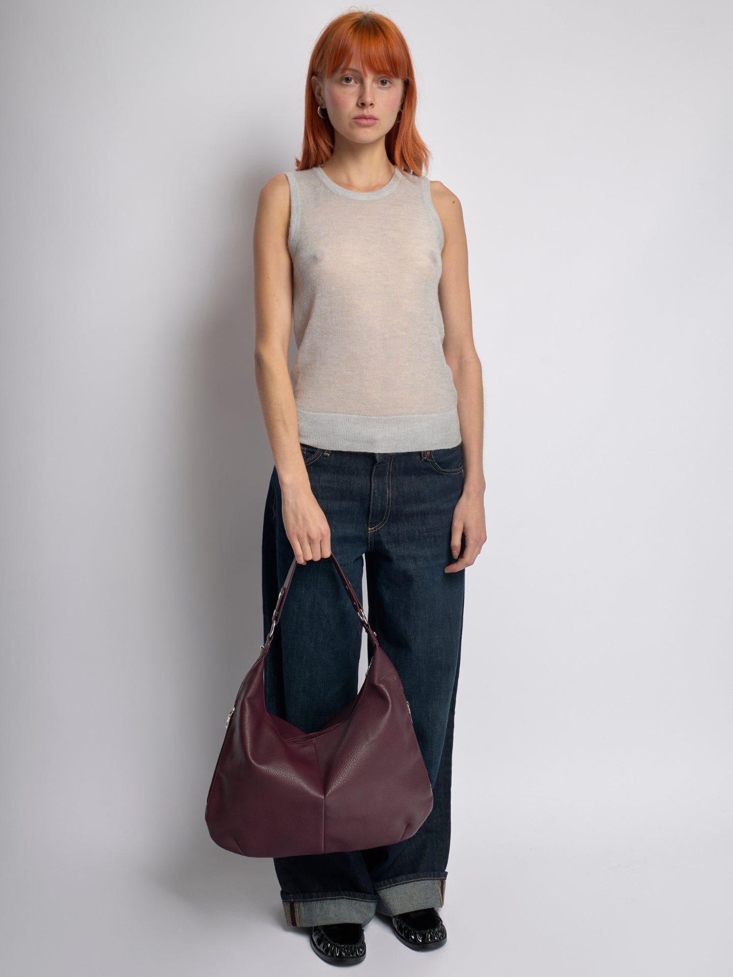 Spacious Shoulder Bag – Vegan Leather