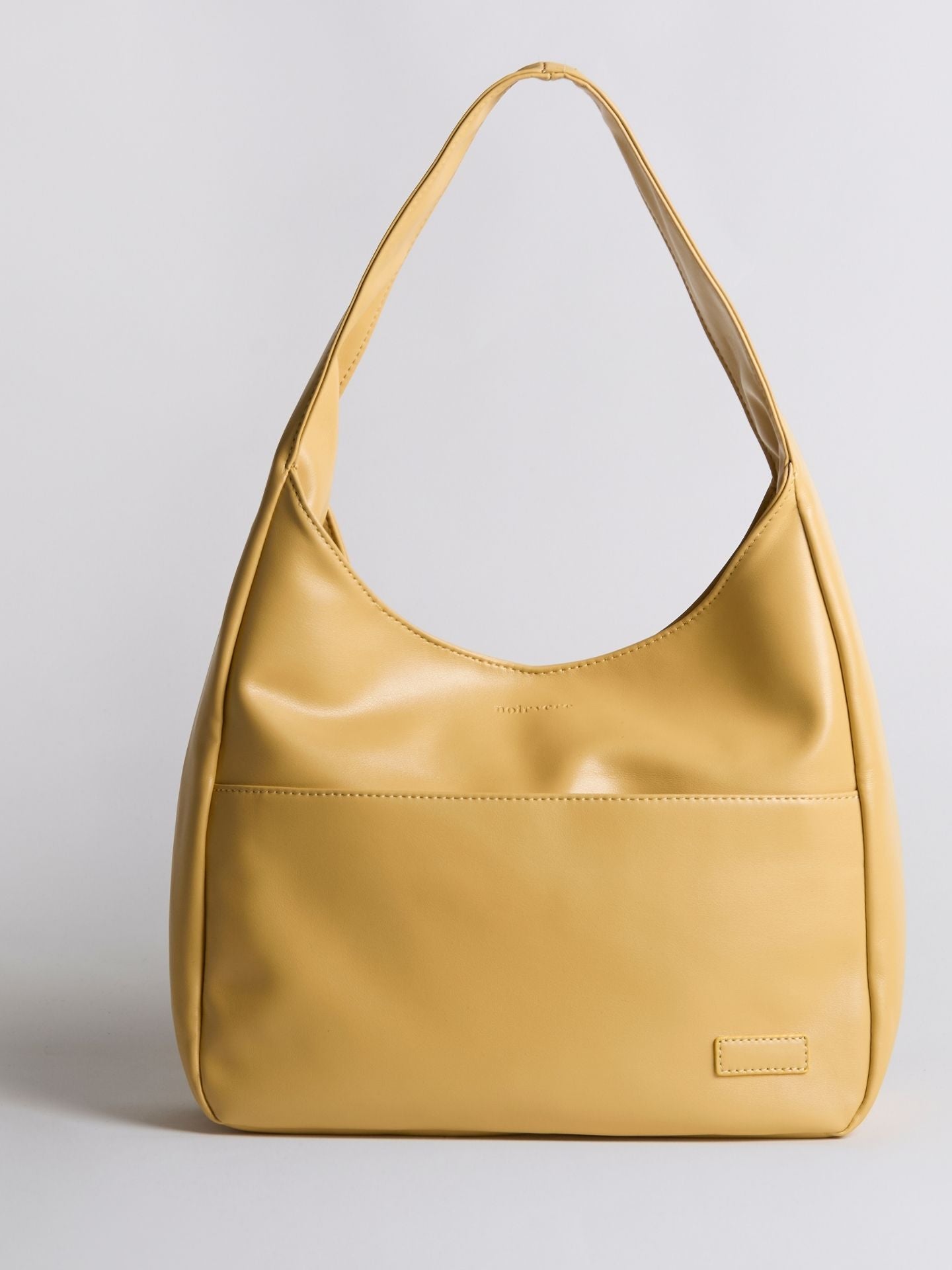 Minimalist Hobo Shoulder Bag – Vegan Leather