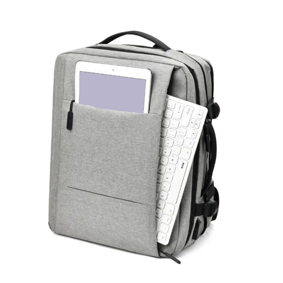 Waterproof Laptop Backpack with USB Charging Port – Fits 15.6" Laptops, Expandable Capacity, Anti-Theft Design