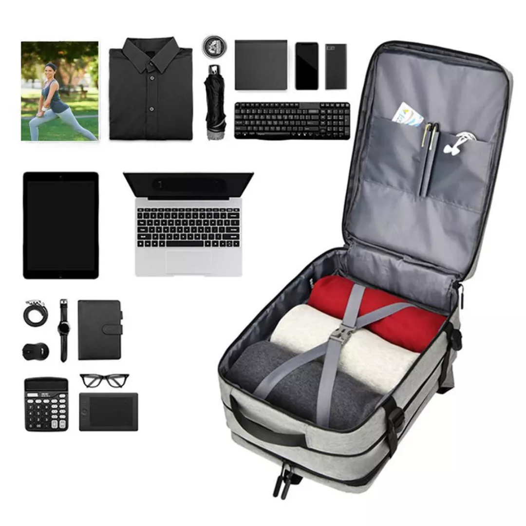 Waterproof Laptop Backpack with USB Charging Port – Fits 15.6" Laptops, Expandable Capacity, Anti-Theft Design