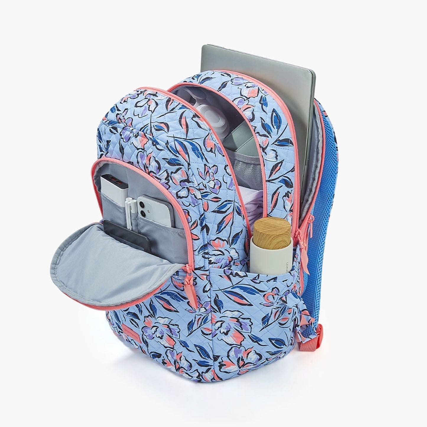 Black Backpack with Laptop Compartment & Side Pockets – Lightweight, Water-Resistant & Stylish for School or Work