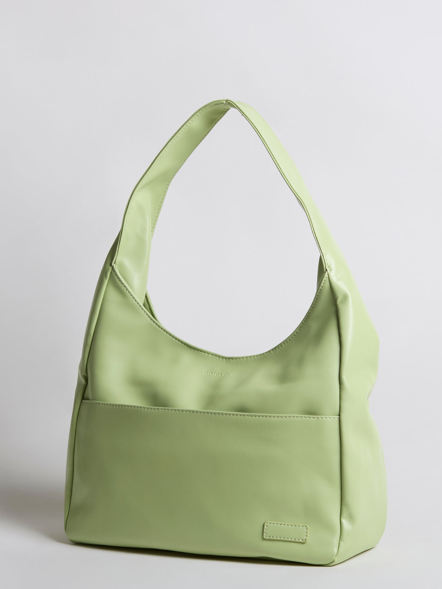 Minimalist Hobo Shoulder Bag – Vegan Leather