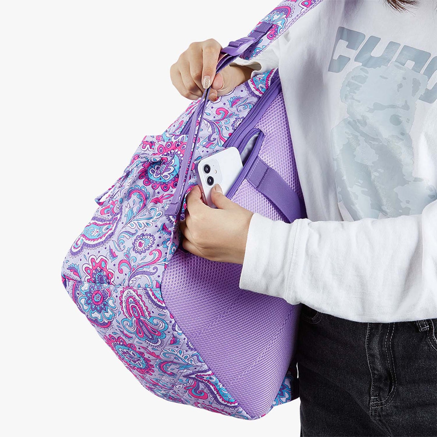 Black Backpack with Laptop Compartment & Side Pockets – Lightweight, Water-Resistant & Stylish for School or Work