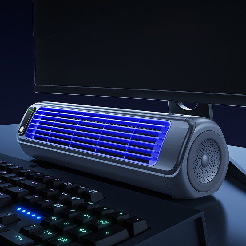 Portable Air Cooler with LED Light – 2-in-1 Fan & Air Purifier for Home & Office